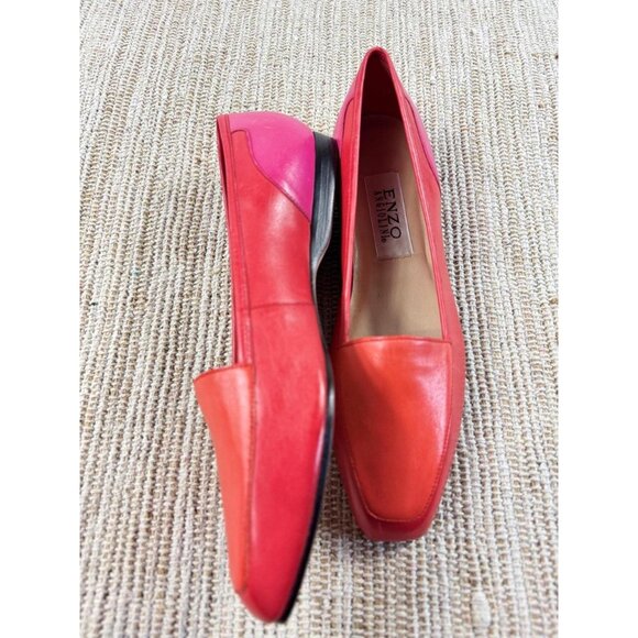 Women's Red and Pink Loafers - Picture 3 of 4